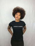 T Shirt Patience & Charbon - Femmes