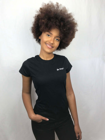 T Shirt En Vrai ! Logo Coeur  - Femmes