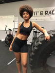 Brassière Fitness En Vrai ! - Noir/Rouge